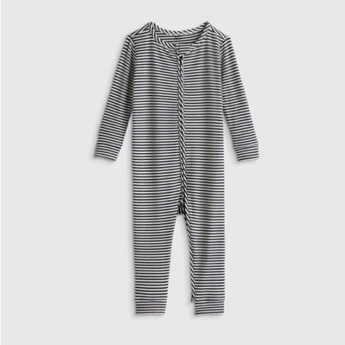 Softest Rib One Piece in Navy Stripe
