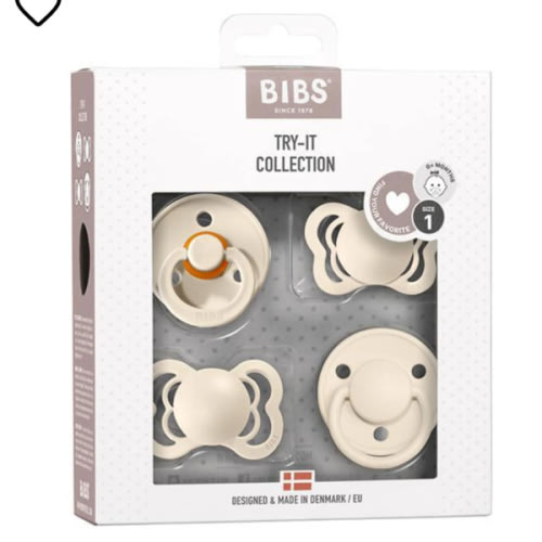BIBS Try-It Collection - 4pk - Size 1 - Ivory