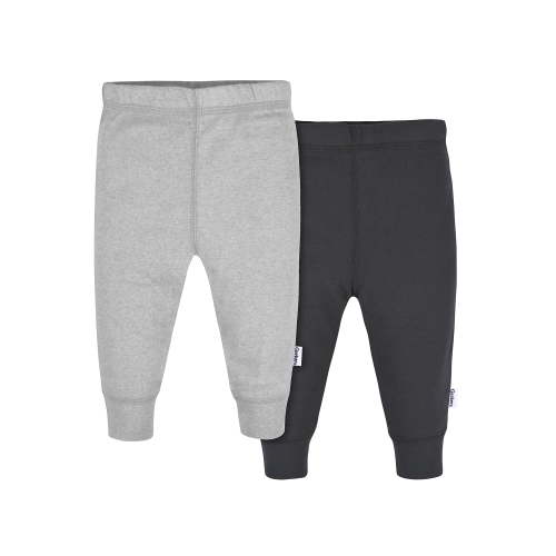 Gerber Gender Neutral Active Pants, 2-Pack, Sizes 0/3 Months - 12 Months