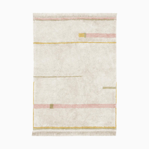 Lorena Canals Lanes Washable Rug - Vintage Nude, 4' 7" X 6' 7"