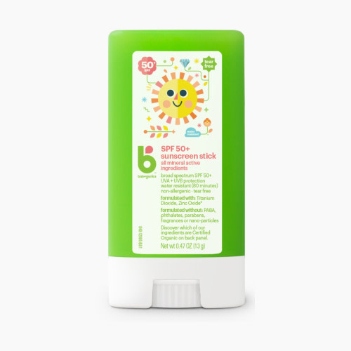 Babyganics Pure Mineral Sunscreen Stick 50+ SPF - .47 oz