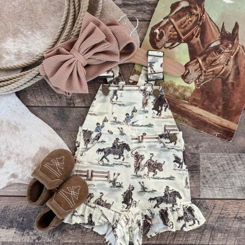 Out West Cowboy Overalls(Little Kid) – theFRINGEDpineapple