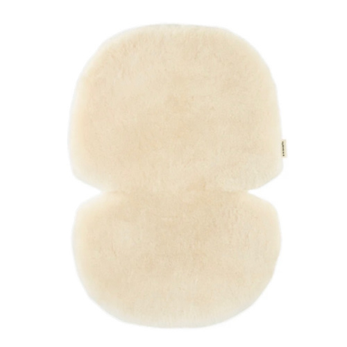 BINIBAMBA Milk Sheepskin Buggy Liner for Prams