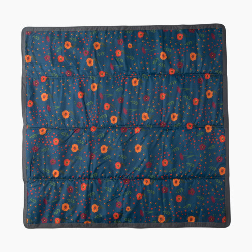 Little Unicorn Outdoor Blanket - Midnight Poppy, 5 X 5 Ft
