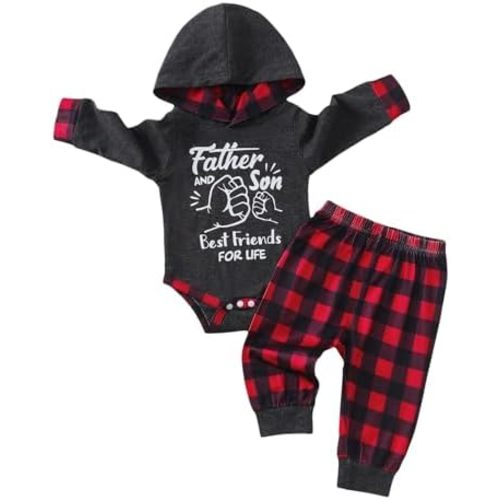 Baby Boy Clothes Newborn Boy Outfits Infant Letter Print Long Sleeve Romper Hoodies Pants Fall Winter Outfits