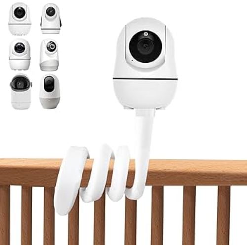 Baby Monitor Mount for Hello Baby HB6550/ HB65/ HB6339/ HB40/ HB6081/ HB66/ HB6351,Momcozy BM01/BM02/BM03/BM04,iFamily,OKAIDI Baby Camera,Twist Mount Without Tools or Wall Damage