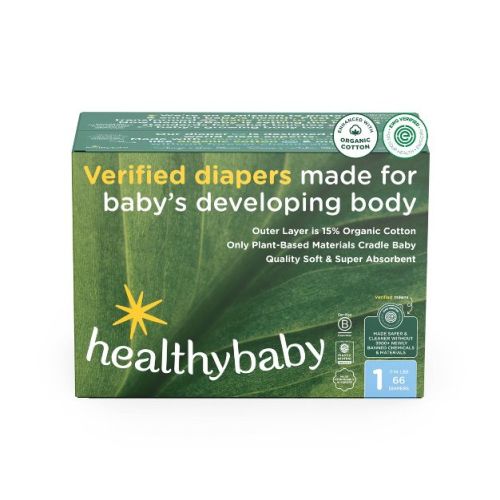 HealthyBaby Organic Cotton Enhanced Chlorine Free Disposable Diaper
