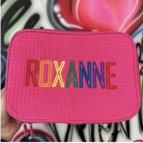 Personalized waffle pouch