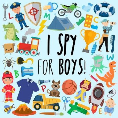 I Spy - For Boys! - Large Print by Webber Books (Paperback)