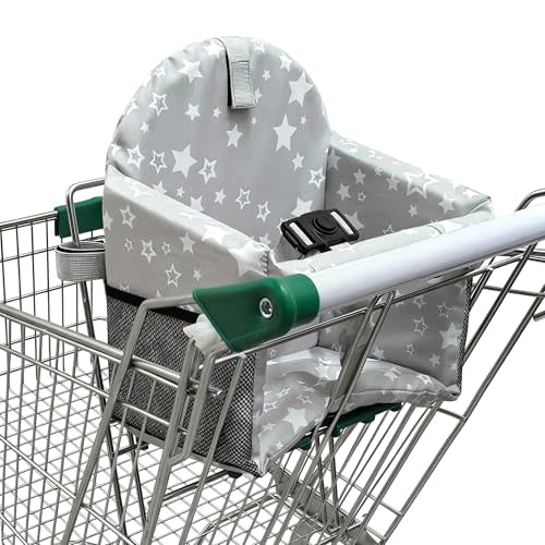 30x20cm Shopping Cart Cover for Baby - Chair Seat Cover Protector Universal Fit for Grocery Carts, Restaurant Chairs,Restaurant Seats and Park Swings-Girl & Boy
