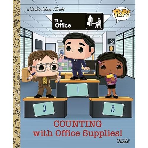 The Office: Counting with Office Supplies! (Funko Pop!) (Little Golden Book) Hardcover – Picture Book, May 3, 2022