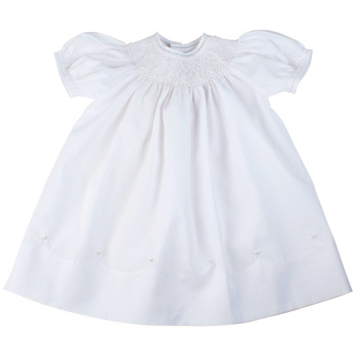 Smocked Bishop Dress For Newborn & Baby Girl | Feltman Brothers - size 3M
