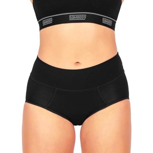 Bambody Absorbent Panties, Period Underwear for Women and Teens - Leakproof, Soft, Breathable, Comfortable