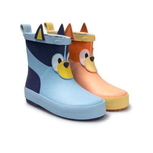 Bluey and Bingo Toddler 3D Rainboots