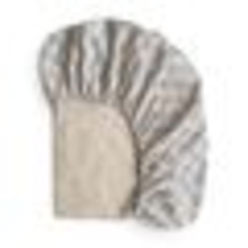 Mushie Extra Soft Muslin Crib Sheet - Blue Check