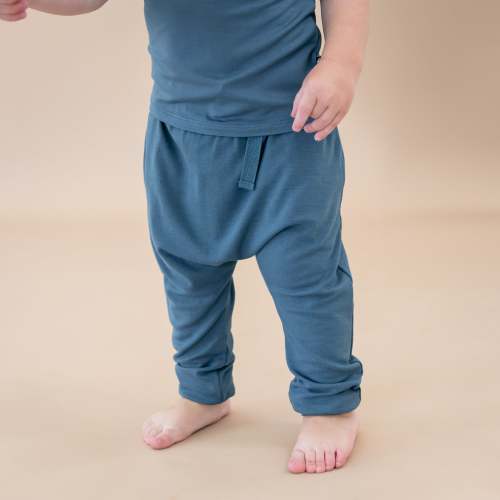 Bamboo Jersey Harem Pants in Atlantic