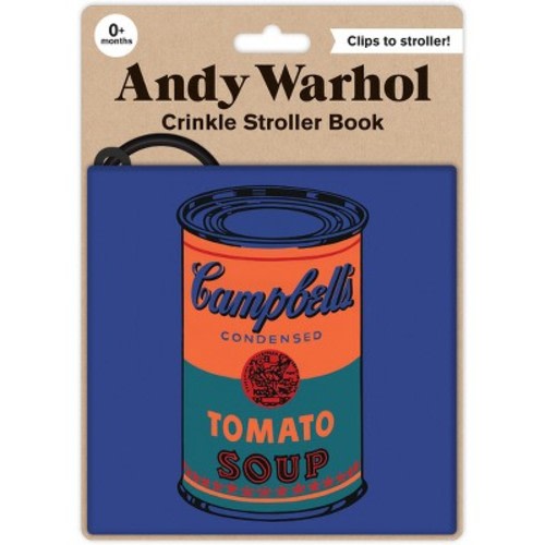 Andy Warhol Crinkle Fabric Stroller Book - By  Mudpuppy (bath Book)