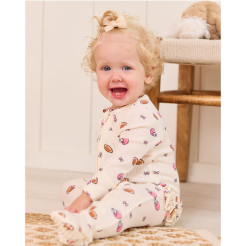 Gameday Cutie Ruffle Footie