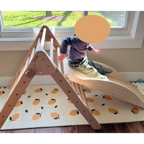 Pikler Triangle Kit 6 in 1 - Unique Patented Design, Inspired by Monte – GrowGo Kids