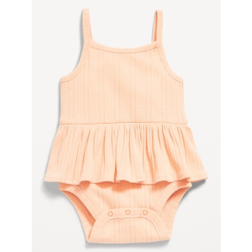 Sleeveless Peplum Bodysuit for Baby