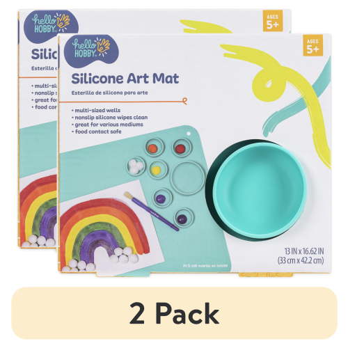 (2 pack) Hello Hobby Silicone Craft Mat
