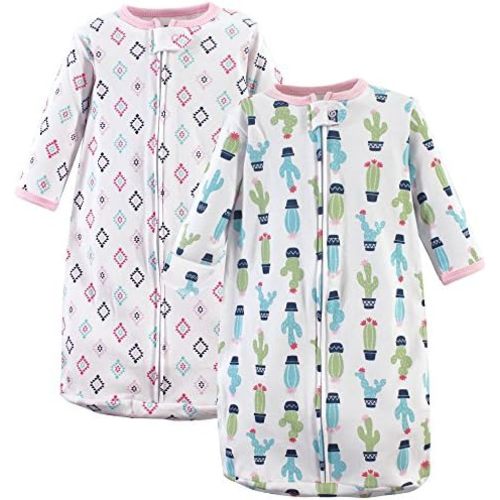 Hudson Baby Unisex Baby Cotton Long-Sleeve Wearable Sleeping Bag, Sack, Blanket