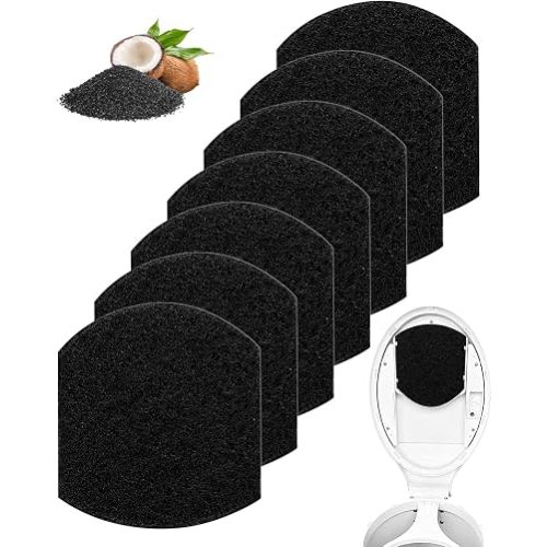8 Pack Baby Diaper Pail Deodorizer Compatible with Ubbi Diaper Pail, Odor Removing Refills Activated Charcoal Odor Absorber Filters Compatible with Ubbi Steel Diaper Pail
