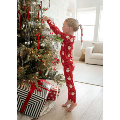 Blush Gingham Zipper Romper – In My Jammers