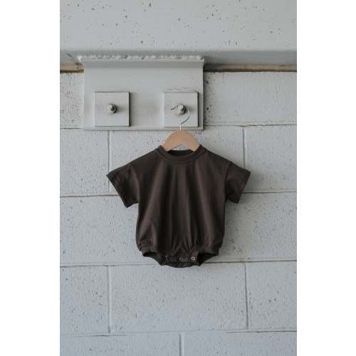 T-Shirt Romper | Espresso