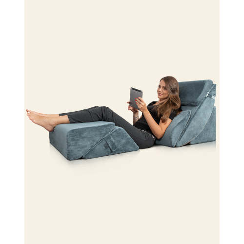 LX13 6-Piece Post-Surgery Recovery System, Orthopedic Bed Wedge Pillow