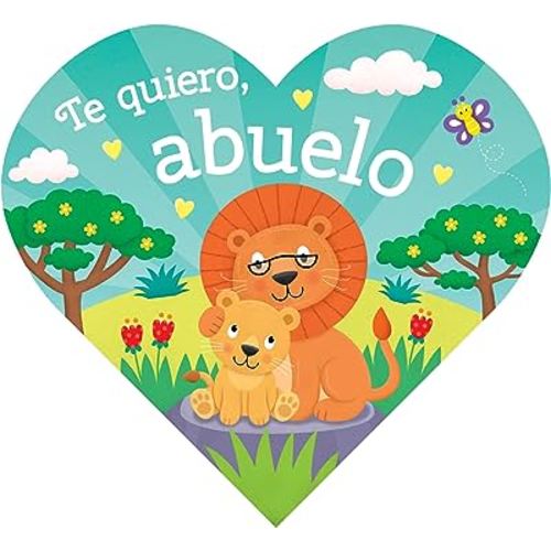 Te Quiero, Abuelo (Heart Shaped Board Books) (Spanish Edition)