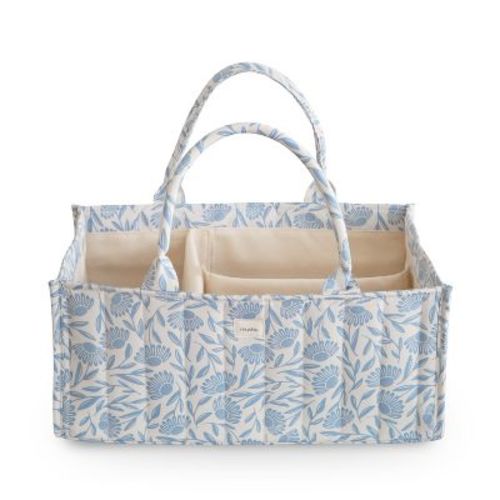 Diaper Caddy Blue Flowers One Size