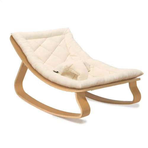 Charlie Crane LEVO Baby Rocker with Organic White Cushion– Odin Parker