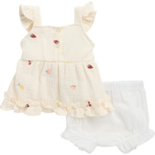 Nicole Miller Embroidered Strawberry 2-Piece Set | Nordstromrack