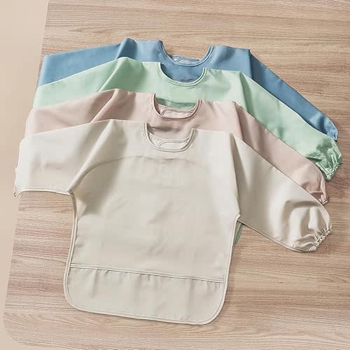 4 Pack Long Sleeve Bib
