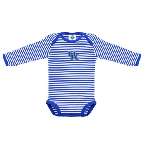 Cats | Kentucky Infant Striped Long Sleeve Onesie | Alumni Hall