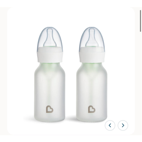 Bond® Silicone Glass Bottle 4oz or 8oz, 2pk | Munchkin