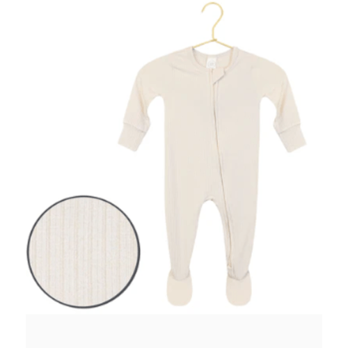 Cove Ribbed Zipper Footies