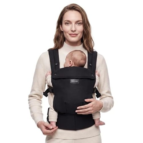 Momcozy PureHug Baby Carrier - Ergonomic, Cozy and Lightweight for 7-45 lbs