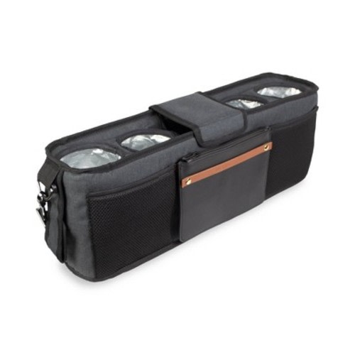 WONDERFOLD Parent Console with Insulated Stroller Cup Holders - Large