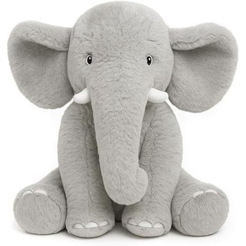 13" Gray Elephant Stuffed Animal - Plush Toy for Boys, Girls, Kids, Baby Shower, Bedtime, Birthday