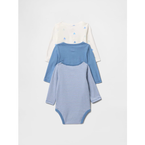6-12 months - Baby First Favorites Organic Cotton Bodysuit (3-Pack)