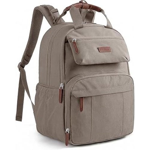 mommore Diaper Bag Backpack, Large Diaper Bag Travel Essentials for Mom Dad, Quick Access Baby Bag with Insulated Pockets, Changing Pad, Stroller Straps
