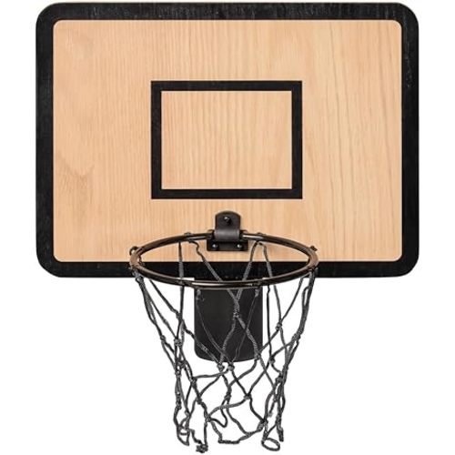 Basketball Trash Can Hoop – Mini Clip On Basketball Hoop with Backboard for Office and Bedroom Garbage Can – Fun Novelty Gag Gift