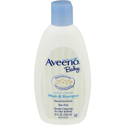 Aveeno Baby Daily Moisture Light Scent Sensitive Wash & Shampoo 236mL