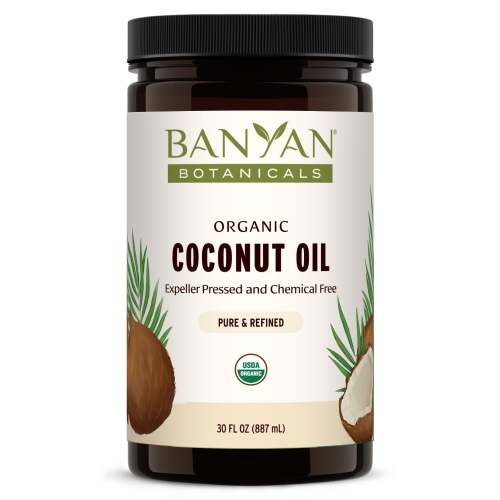 Organic Coconut Oil | Refined Coconut Oil for Skin and Hair | Various Sizes – Banyan Botanicals
