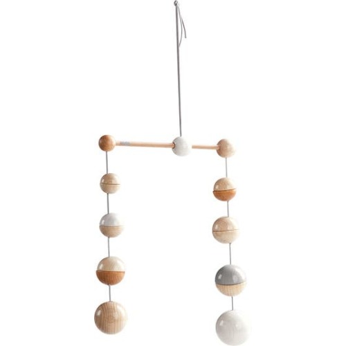 Baby Mobile Dots - Natural Wooden Nursery Ceiling Decoration