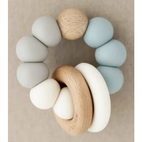 Roy Teether Ring - Sky Blue