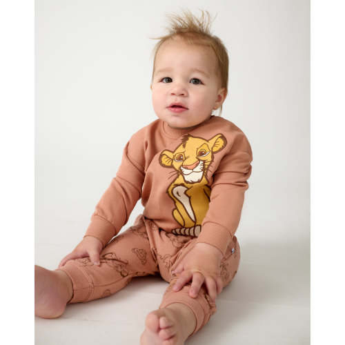 Disney Simba Easy Crewneck Sweatshirt | Little Sleepies