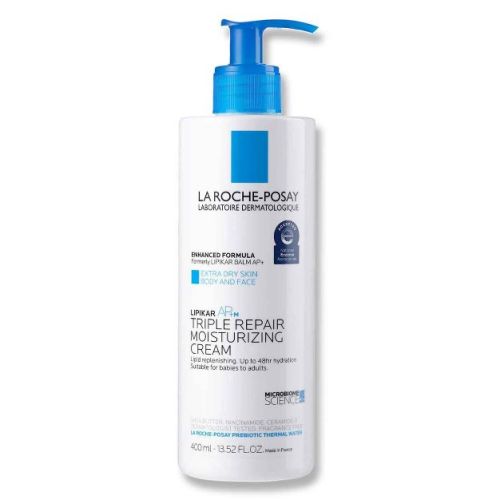 La Roche Posay Lipikar AP+M Triple Repair Body Moisturizing Cream Body and Face Moisturizer for Dry Skin with Shea Butter and Glycerin